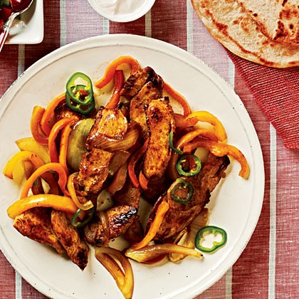 Chicken fajitas