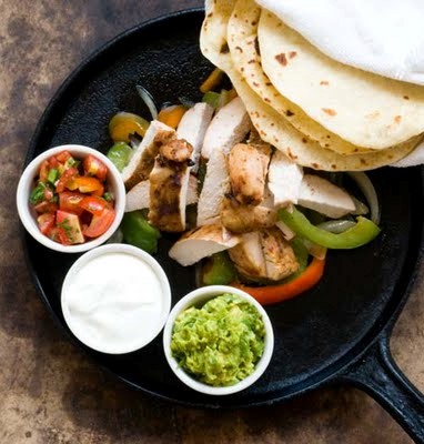 Chicken fajitas