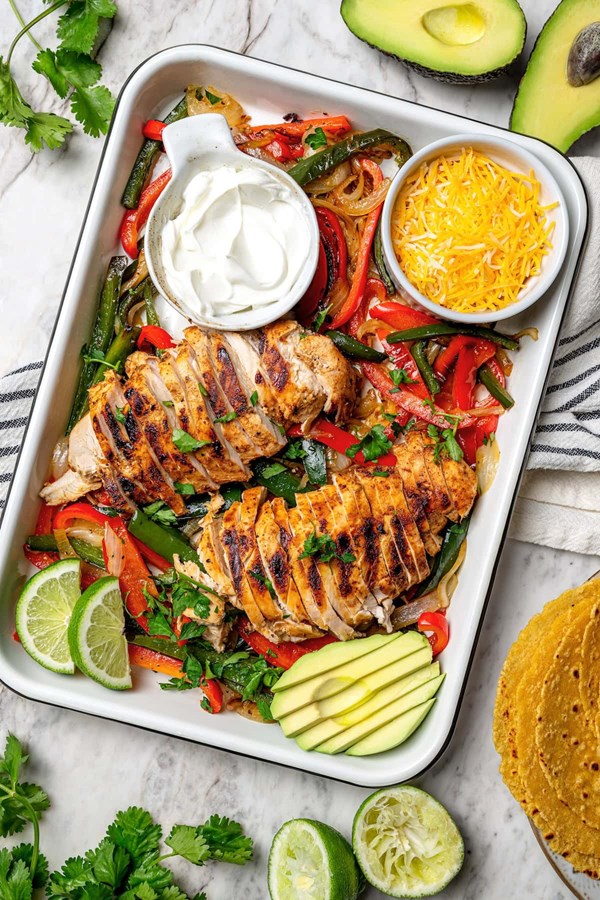 Chicken fajitas