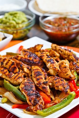 Chicken fajitas