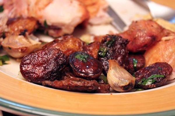 Chicken fat fried potatoes
