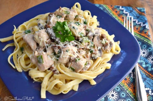 Chicken fettuccine
