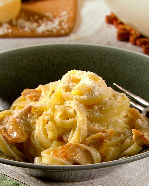 Chicken fettuccine Alfredo