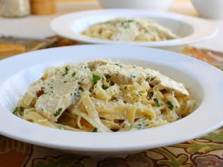 Chicken fettuccine Alfredo