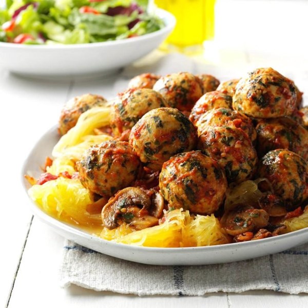Chicken Florentine meatballs
