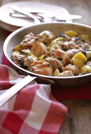 Chicken fricassee