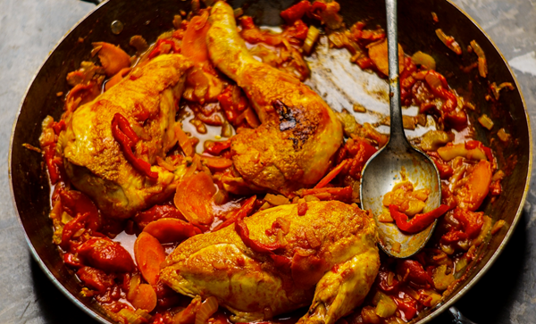 Chicken fricassee