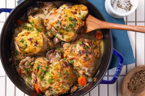 Chicken fricassee