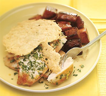 Chicken frico with gremolata