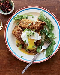 Chicken-fried ribs with red eye gravy