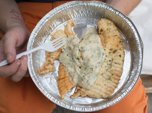 Chicken-fried skate