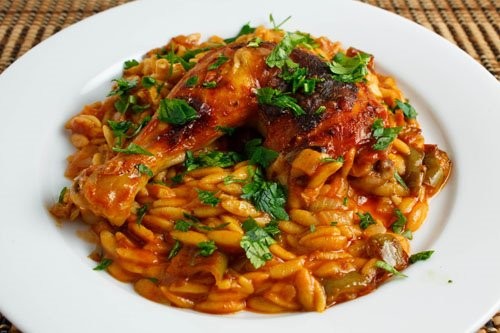 Chicken giouvetsi