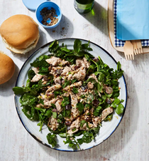 Chicken, grape and za'atar salad