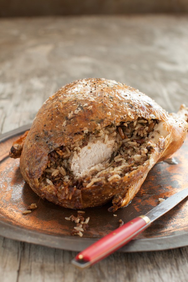 Chicken hashweh with vegetable stuffing