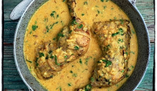 Chicken in a coconut sauce (Kukupaka)