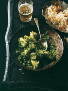 Chicken in a coriander and coconut sauce