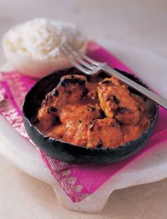Chicken in a rich buttercream sauce