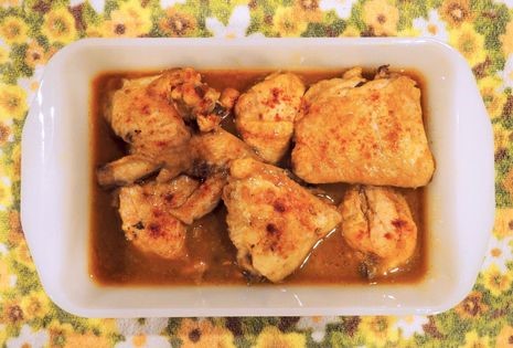 Chicken in apricot nectar