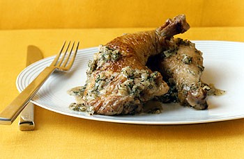 Chicken in dill mustard sauce