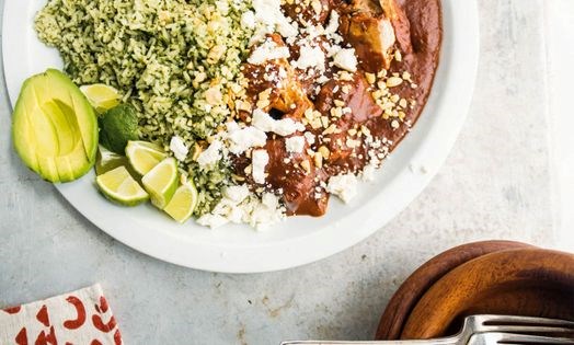 Chicken in shortcut mole