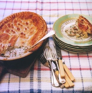 Chicken in the orchard pie