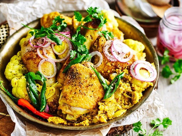 Chicken in turmeric & yoghurt