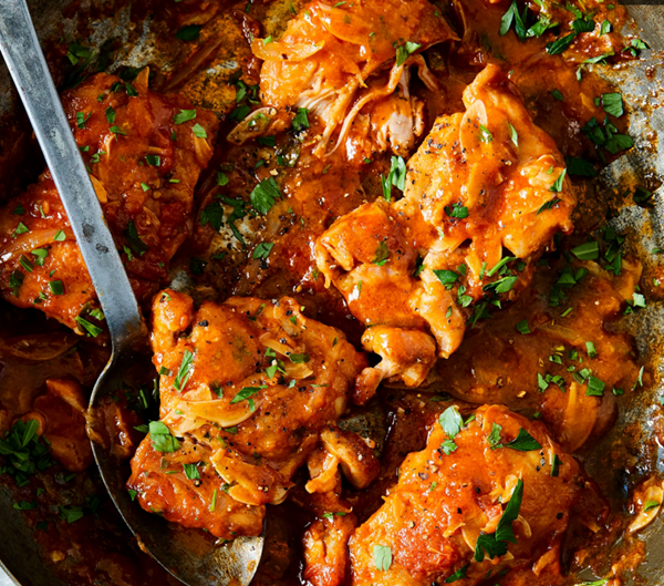 Chicken in vinegar (Poulet au vinaigre)