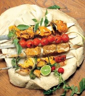 Chicken kabab (Jujeh kabab)