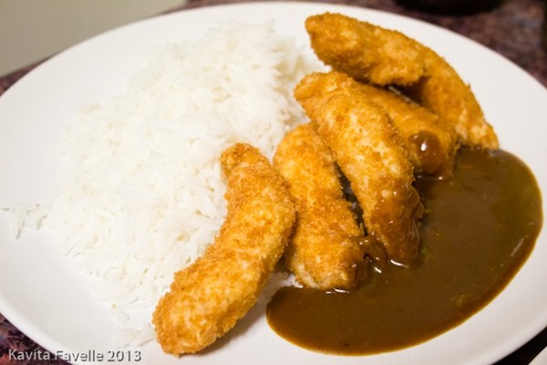 Chicken katsu curry rice