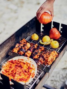 Chicken kofta kebabs