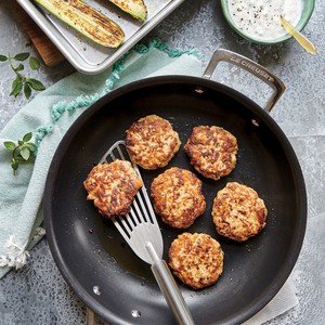 Chicken kofte with zucchini