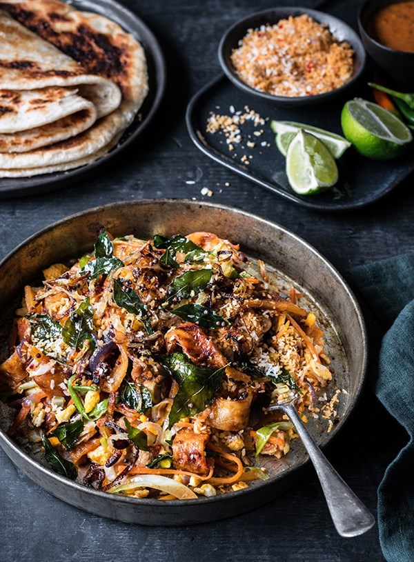 Chicken kottu roti