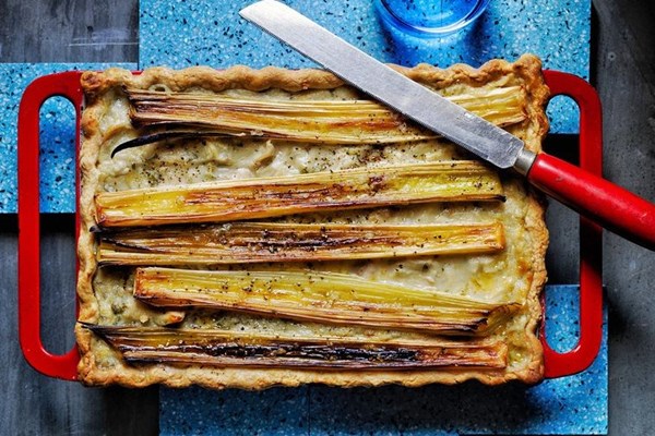Chicken, leek & celeriac pie