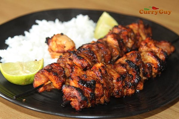 Chicken lemongrass skewers