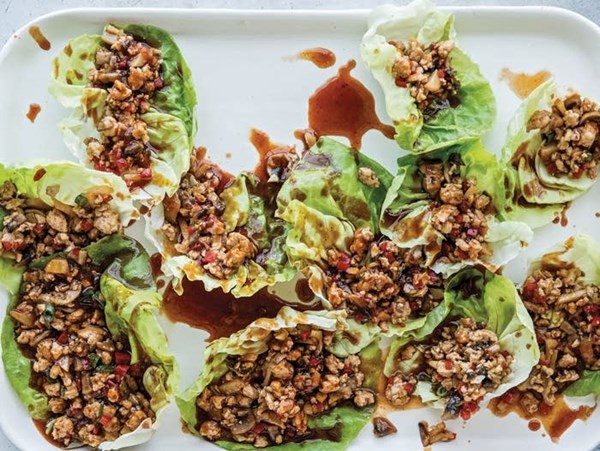 Chicken lettuce wraps