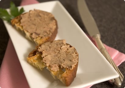 Chicken liver pâté (Pâté ai fegatini)