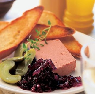 Chicken liver pâté with garlic