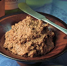 Chicken liver pâté with pancetta & Calvados