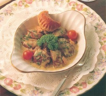 Chicken livers with fresh marjoram