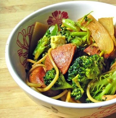 Chicken lo mein