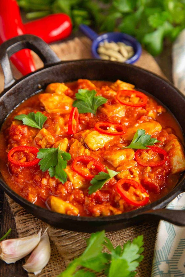 Chicken Madras curry 