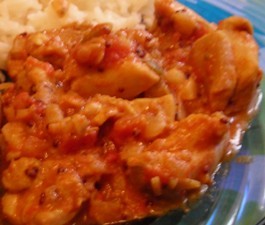 Chicken masala with black mustard seed