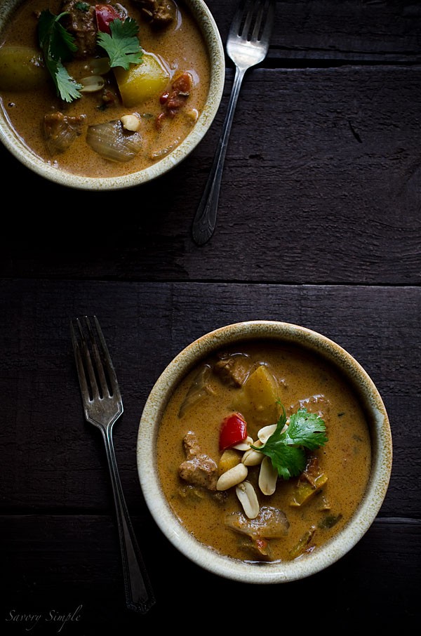 Chicken massaman curry