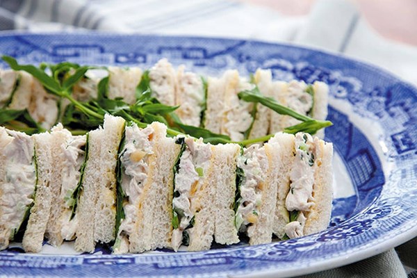 Chicken mayo sandwiches