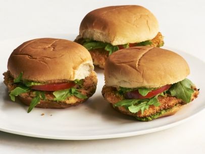 Chicken Milanese sliders