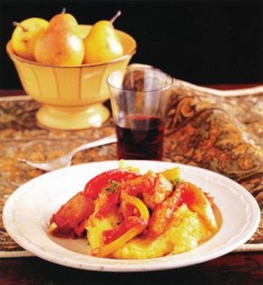 Chicken morsels with peppers (Delizie di pollo con peperoni)