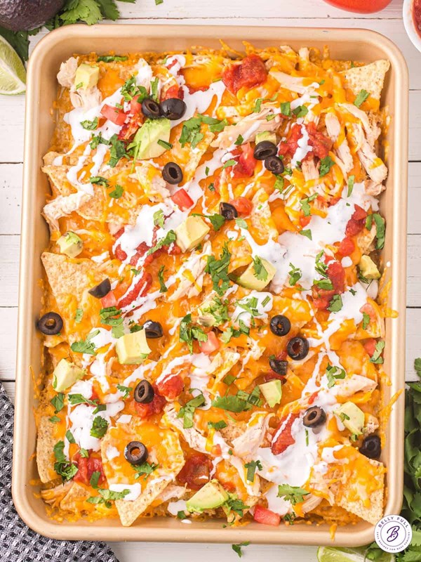 Chicken nachos