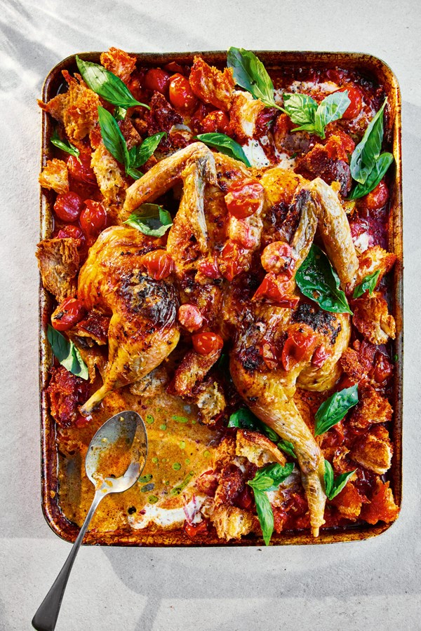 Chicken, 'nduja + sourdough