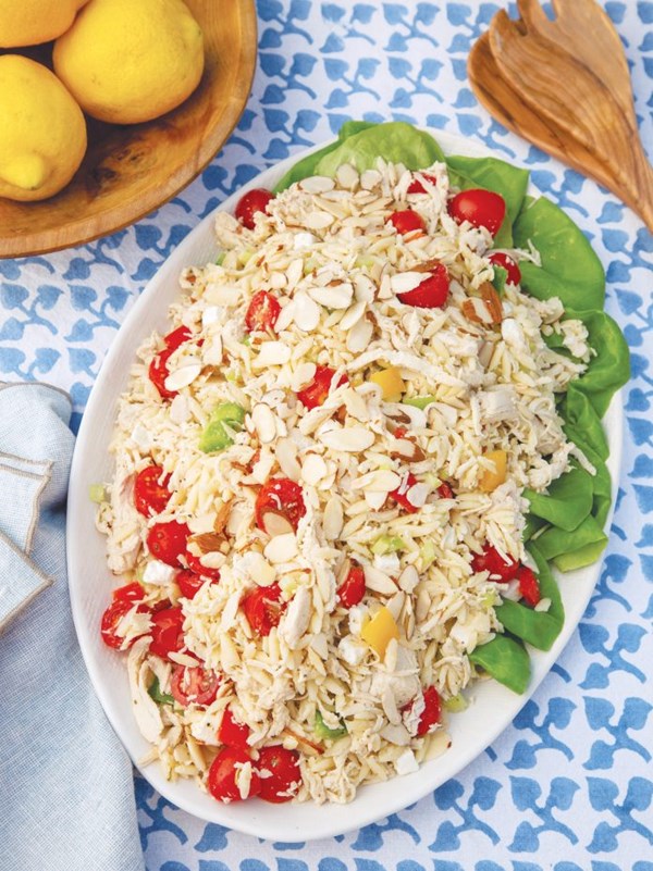 Chicken orzo salad