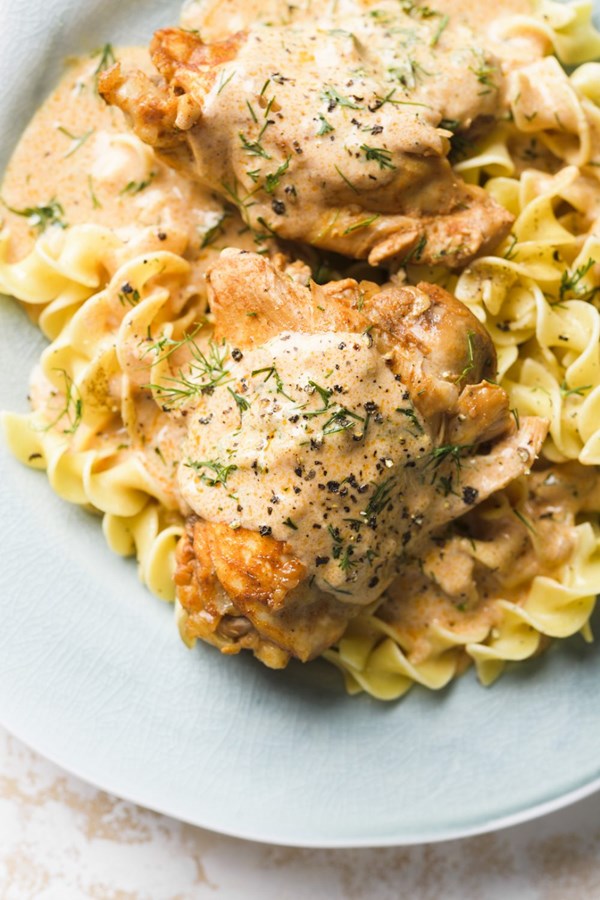 Chicken paprikash